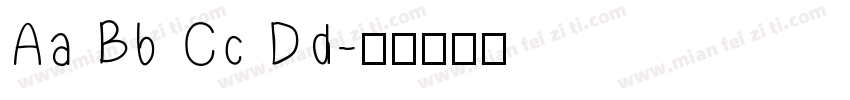 Aa Bb Cc Dd字体转换